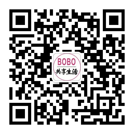 BOBO共享生活官方微信公众号