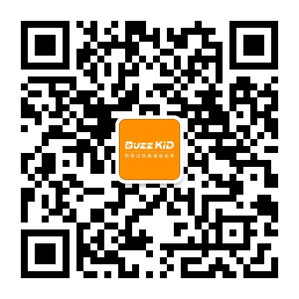 BuzzKID英语口语公众号二维码