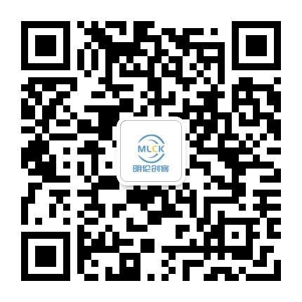明伦创客公众号二维码